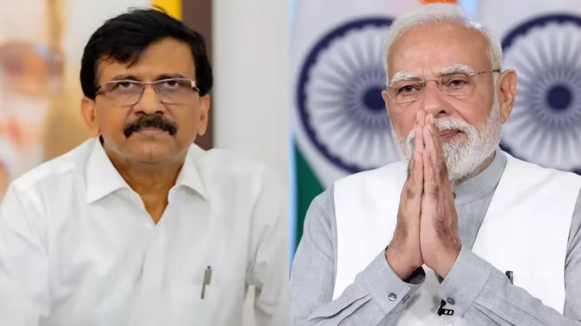 Narendra Modi and Sanjay Raut